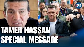 Actor Tamer Hassan Sends Message to Tommy Robinson London Rally