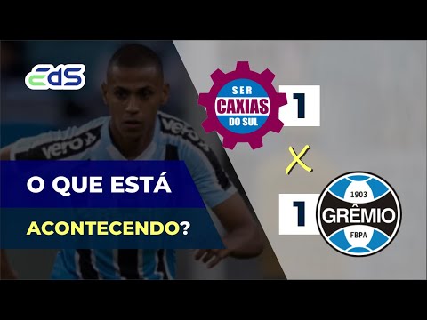 Caxias 1 x 1 Grêmio | O DESPERDÍCIO DE GOLS | Ficou tudo pra Arena
