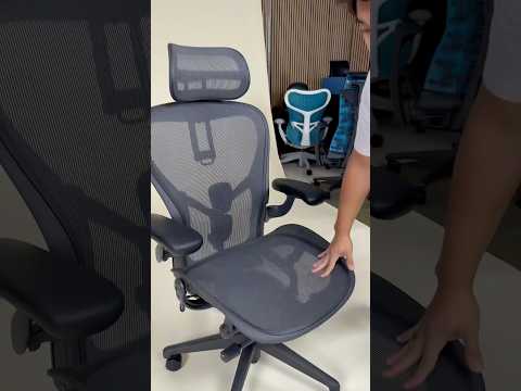 Don't buy a mesh chair until you watch this (Herman Miller Aeron, ergohuman gen 2) #tech #chair