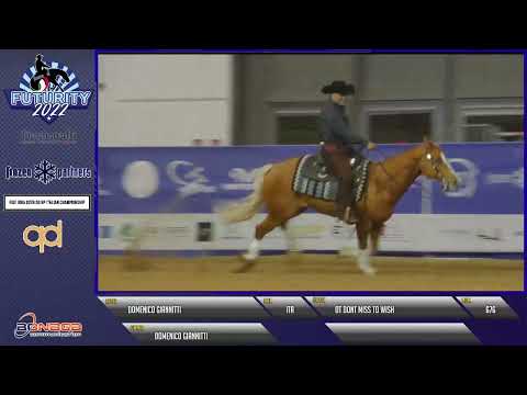 Futurity 2022 - DOMENICO GIANNITTI & OT DONT MISS TO WISH score 141,5