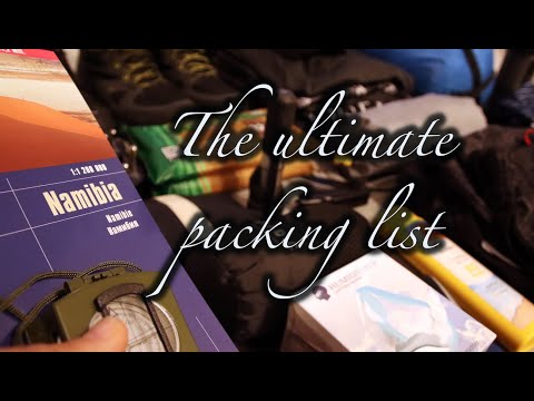 Namibia Roadtrip - The ultimate packing list