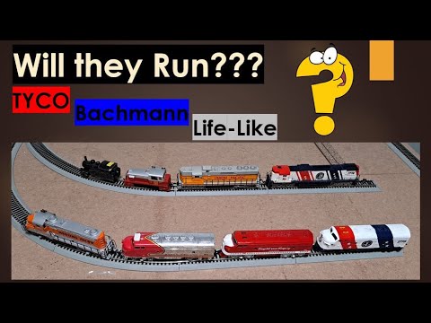 Testing HO Locomotives - Will they Run? (Tyco, Life-Like, Bachmann)