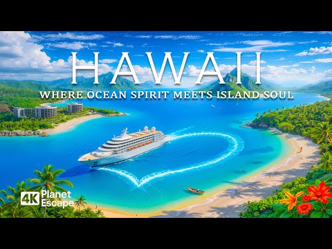 Hawaii 4K –Discover Tropical Paradise Islands & Stunning Beaches Drone Footage with Deep House Chill