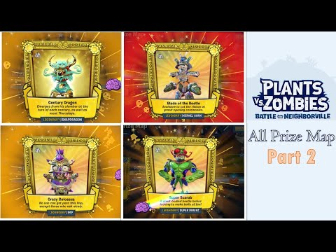 All Prize Maps - Part II  | Plants VS Zombies: Battle for Neighborville