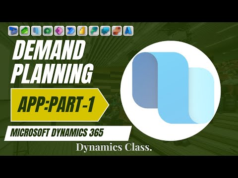 Part 1 of the Demand Planning App in D365 Finance and Supply Chain Part 1 of the Demand Planning App in D365 Finance and Supply Chain