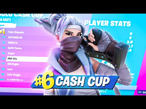 How I Got 6th Place In The Fortnite Cash Cup ($2,500) | Clix