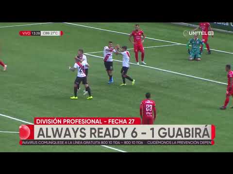 Always Ready goleó a Guabirá y sigue de cerca al líder The Strongest