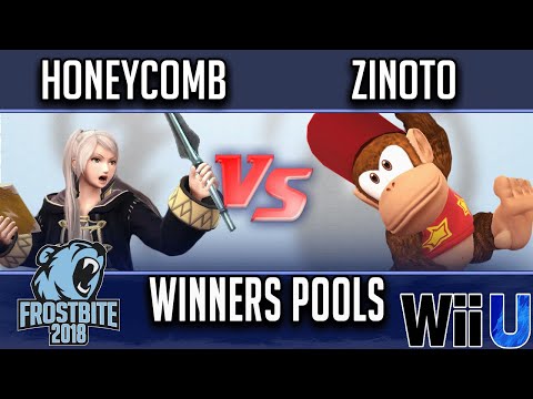 Frostbite 2018 Smash 4 Singles  WINNERS POOLS -  HoneyComb (Robin) vs EG | Zinoto (Diddy Kong)