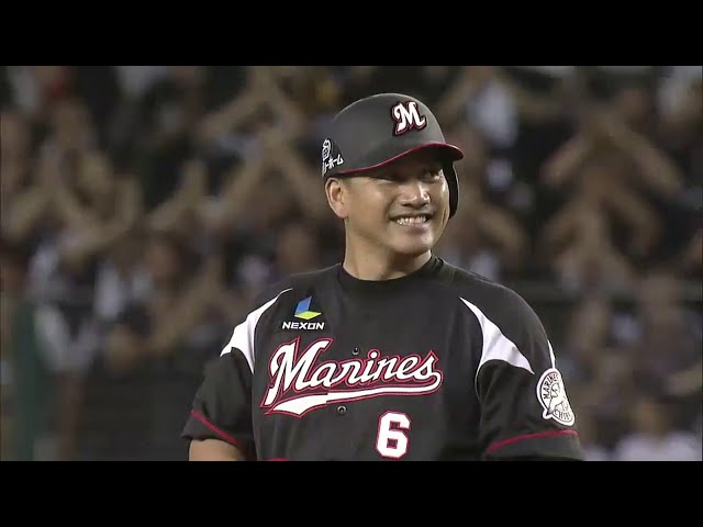 3回表 マリーンズ・井口に2点タイムリー2ベース!! 6連打で1点差に迫る!! 2014/7/10 L-M