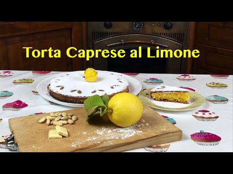 TORTA CAPRESE AL LIMONE senza glutine