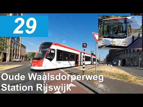 HTM lijn 29: Oude Waalsdorperweg - Station Rijswijk | HTM 1069 | 2023