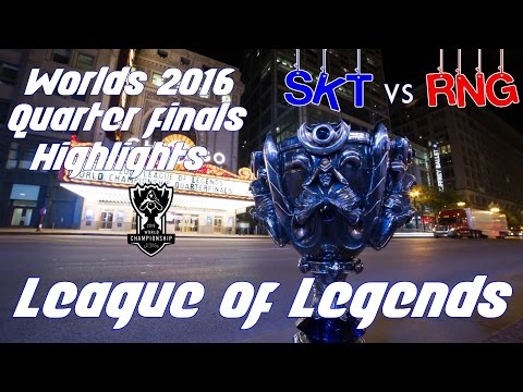 DUKE OUTPLAY - WORLDS 2016 Quarter finals highlights, SKT vs RNG ALL games - League of Legends