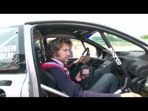 Peugeot 206 WRC and Stephane Sarrazin