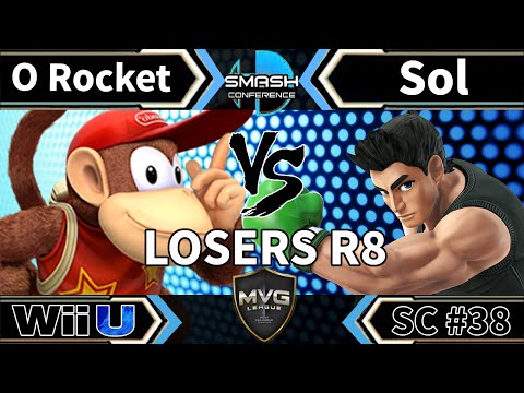 O Rocket (Diddy) vs. MVG|Sol (Little Mac) - SSB4 Losers R8 - Smash Conference 38