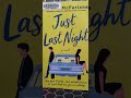 Review of Just Last Night by Mhairi McFarlane