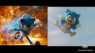 Opening and baby sonic scene Sonic the hedgehog 2020 Movie in HD 720p