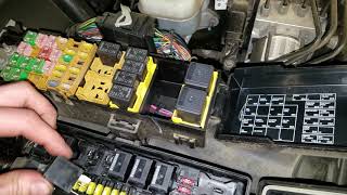 Jeep Commander AC Fuse and Relay Location