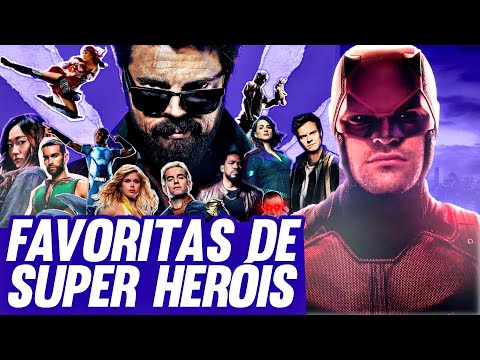 5 SÉRIES de HEROI que são minhas FAVORITAS