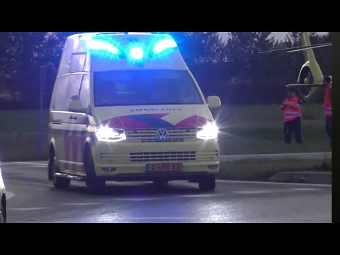 A1 02-108 Silverline reserve Friesland met spoed vanaf MMT inzet in Marsum naar FMC Leeuwarden
