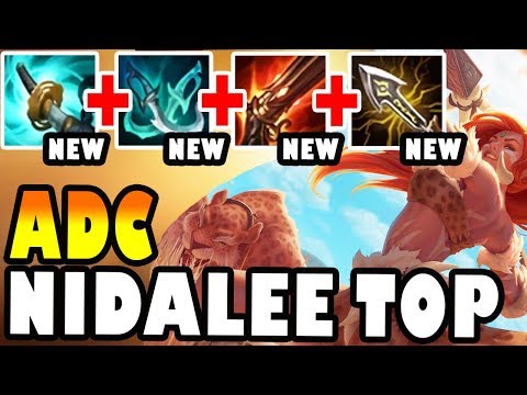 NEW ADC NIDALEE TOP SEASON 9! This Build could be good... - League of Legends