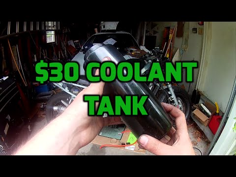 1986 Ninja 600 Streetfighter - Universal Coolant Tank - Part 9