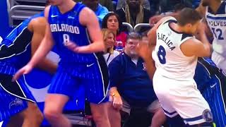 HUGE FIGHT BREAKS OUT DOWN TIMBERWOLVES V. ORLANDO MAGIC PUNCHES WERE THROWN **MUST WATCH** CRAZY