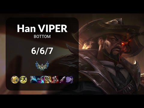 Han Viper Lucian vs JDG Peyz Ezreal BOTTOM - KR CHALLENGER Patch 15.8