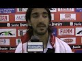 Video: Morosini, deluso come Abbruscato