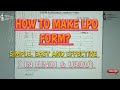 How to make LPO form? Local Purchase order form.Why this form need?easy way to make lpo form.