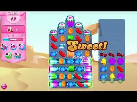 Candy Crush Saga - Level 563 - 2 Stars - No Boosters @dsplaying