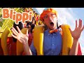 Blippi Visits The Theme Park Fun And Learning With Blippi 1 Hour Of Blippi Educational Videos