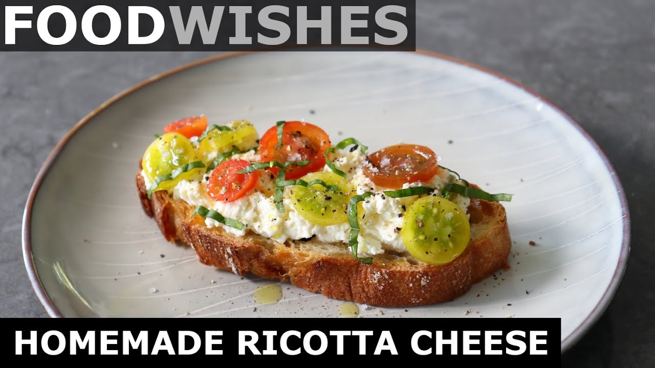 Homemade Ricotta Cheese - Easy Make-Your-Own Ricotta