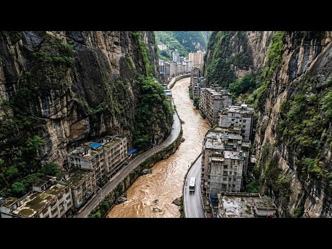 How China Builds Vertical Cities In Mountains Where Living Seems Impossible