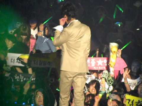 [Fancam] 100227 Because I'm Stupid@SS501 Seoul Persona Encore Concert (HyunJoong Focus)