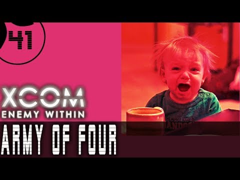 Let's Play XCOM Enemy Within ARMY OF FOUR - Part 41 - Supply Barge Meltdown