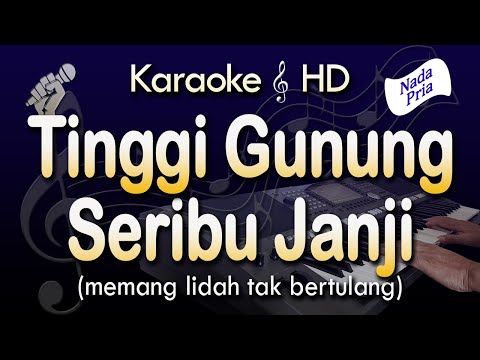 TINGGI GUNUNG SERIBU JANJI Karaoke | Bob Tutupoli