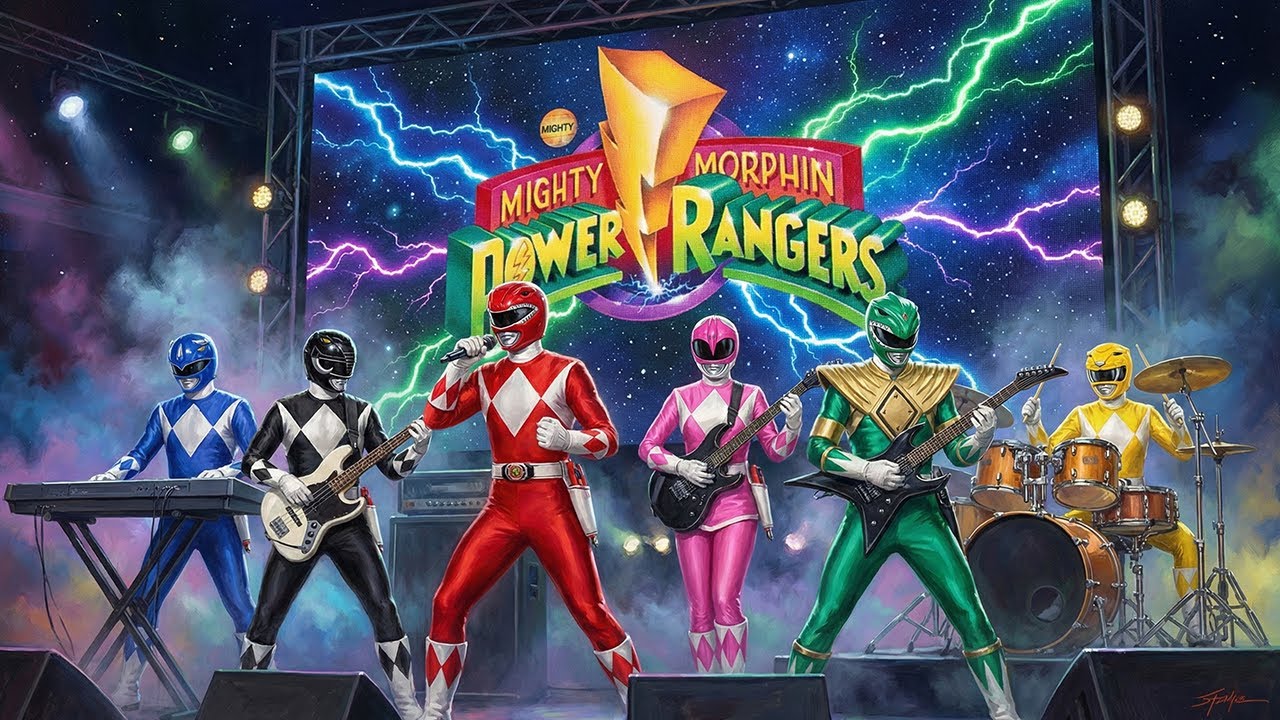 POWER RANGERS Mighty Morphin Theme Song - Rock Cover - Punk Style Soundtrack