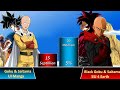 Goku Saitama Vs Black Goku Black Saitama Power Level