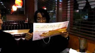 A sort-of Christmas Mad-lib @ Denny's