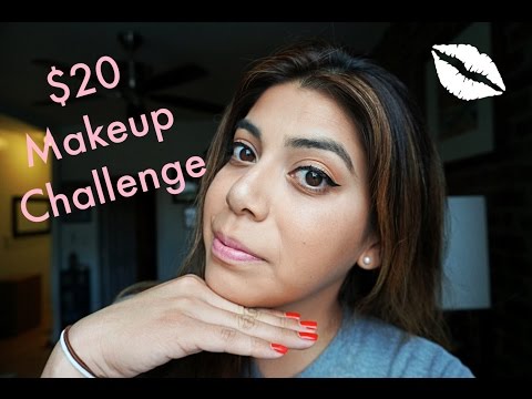 $20 Full Face of Makeup Challenge