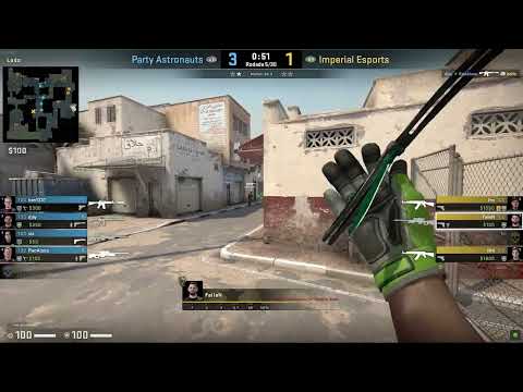 Pov csgo demo FalleN (24/13) Imperial vs Party Astronauts - Dust2 (PGL Major Antwerp 13/04/2022)