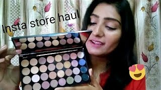 Affordable insta haul + Review of Swiss beauty pro 32 color forever eyeshadow (Paris fashion)