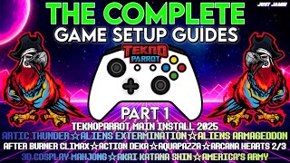 TeknoParrot Ultimate Game Configuration Guide 2025 (Time Stamps) #teknoparrot #arcadegames #emulator
