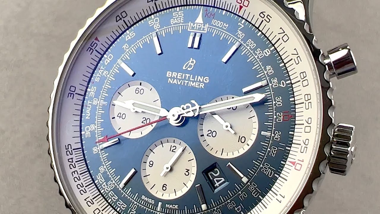 Watch video Breitling Navitimer B01 Chronograph 46 AB0127211C1A1 Breitling Watch Review Now Breitling Navitimer B01 Chronograph 46 AB0127211C1A1 Breitling Watch Review