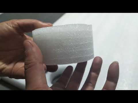 JWEI Digital Cutter: Cutting 100mm EPE Foam with JWEI Oscillating Knife Cutter