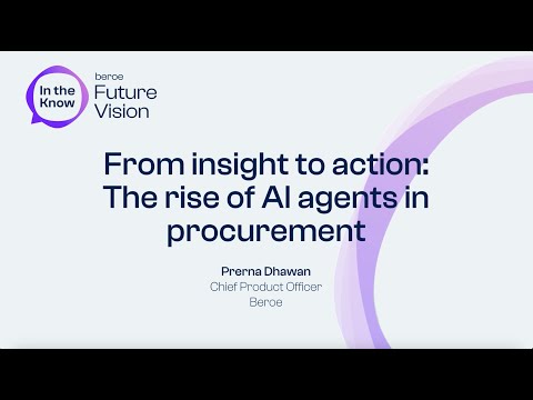 From insight to action   The rise of AI agents in procurement | Beroe
