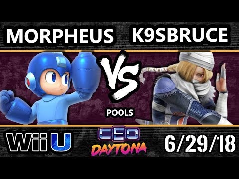CEO 2018 Smash 4 - Morpheus (Mega Man) Vs. K9sBruce (Sheik) Wii U - Pools