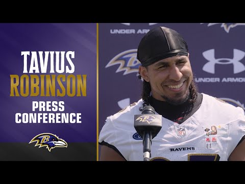 Tavius Robinson on Being Primed for a Breakout Season | Baltimore Ravens