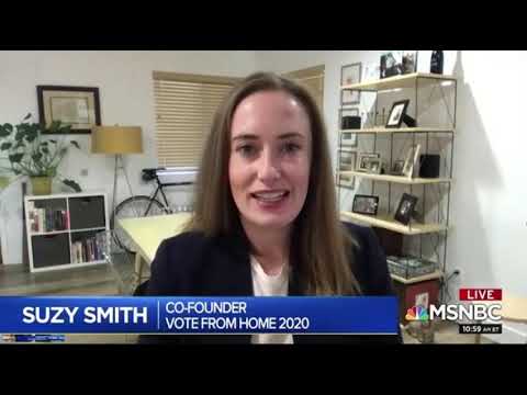 MSNBC: Vote From Home Co-Founder, Suzy Smith