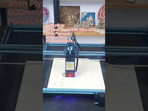 Sculpfun S9 Upgrade to S30 Ultra 22W laser module? | Increase Power #s9upultra22w #s9upultra33w